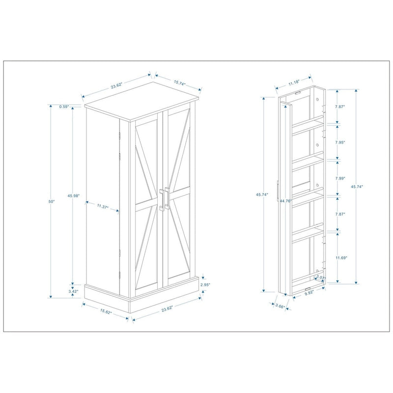 Armoire de cuisine avec éclairage LED
