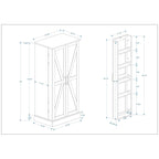 Armoire de cuisine avec éclairage LED