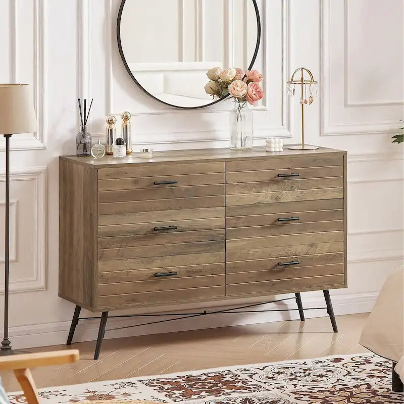 Chambre moderne 47,2 po avec 6 tiroirs profonds - Non applicable