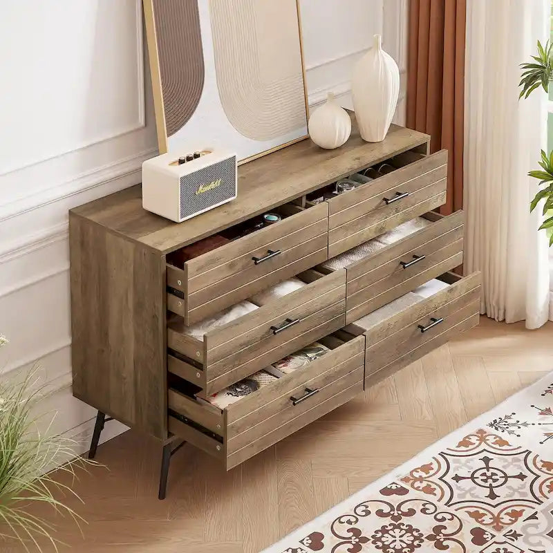 Chambre moderne 47,2 po avec 6 tiroirs profonds - Non applicable