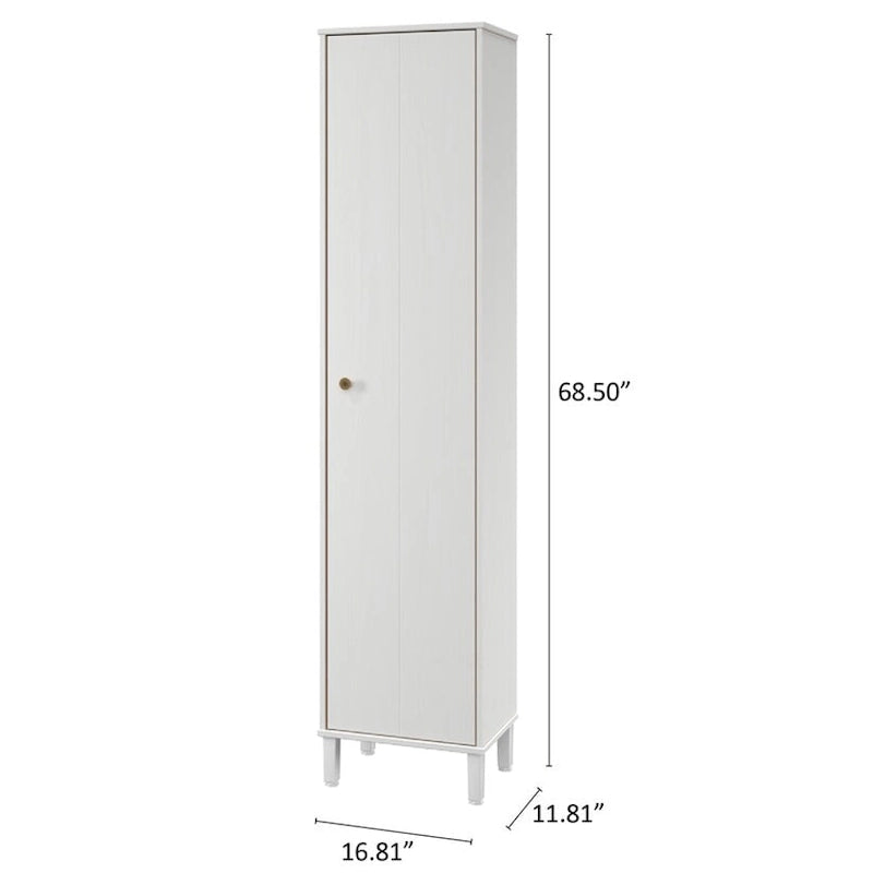 Armoire utilitaire en bois véritable