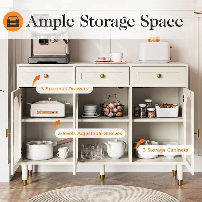 Buffet RoyalCraft RoyalCraft 47,2 cm de large à 3 tiroirs