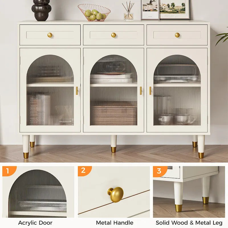 Buffet RoyalCraft RoyalCraft 47,2 cm de large à 3 tiroirs