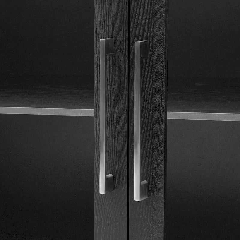 58.2 Armoire de rangement en bois avec portes et étagère réglable - Non applicable