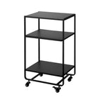 Chariot utilitaire roulant Yamazaki Home, en acier, avec roues - L 49 x l 38 x H 81,5 cm