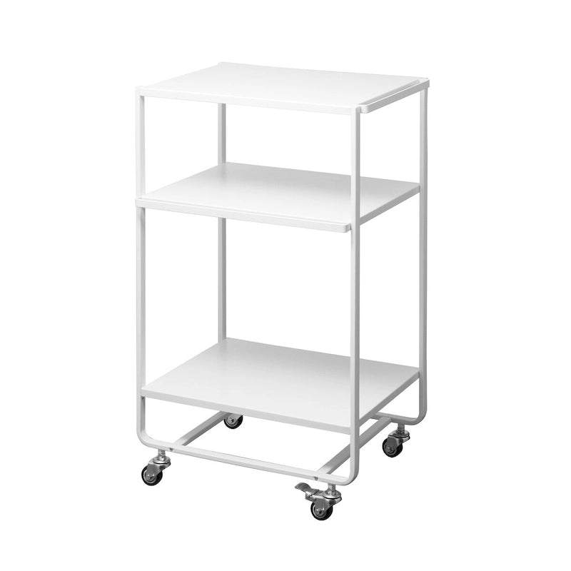Chariot utilitaire roulant Yamazaki Home, en acier, avec roues - L 49 x l 38 x H 81,5 cm