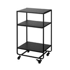 Chariot utilitaire roulant Yamazaki Home, en acier, avec roues - L 49 x l 38 x H 81,5 cm