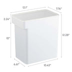 Conteneur hermétique pour aliments pour animaux Yamazaki Home - Trois tailles, polypropylène, grand, 6,8 kg, 12 litres