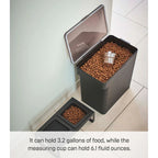 Conteneur hermétique pour aliments pour animaux Yamazaki Home - Trois tailles, polypropylène, grand, 6,8 kg, 12 litres