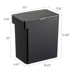 Conteneur hermétique pour aliments pour animaux Yamazaki Home - Trois tailles, polypropylène, grand, 6,8 kg, 12 litres
