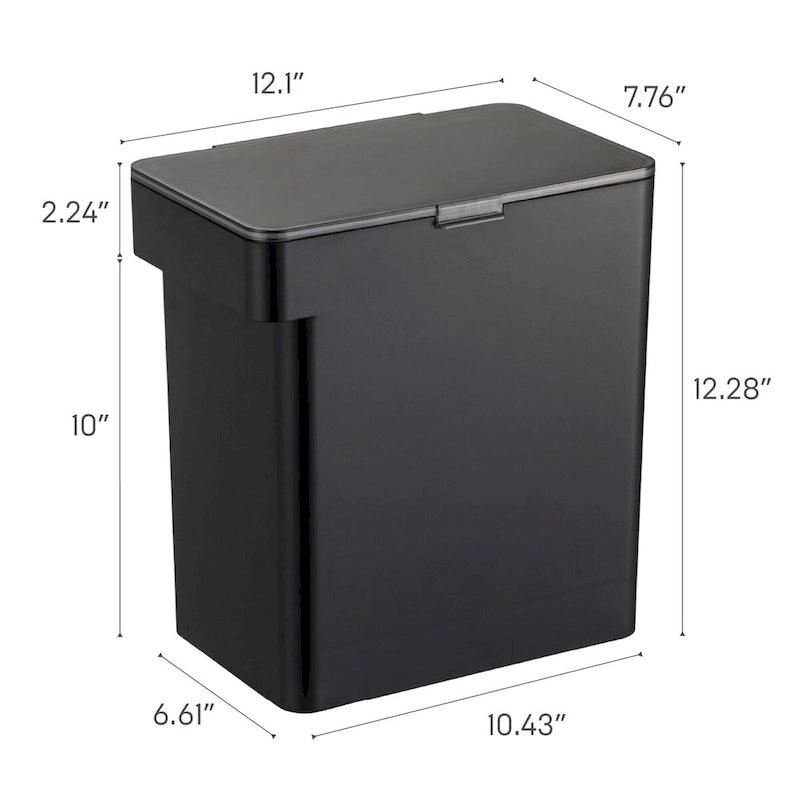 Conteneur hermétique pour aliments pour animaux Yamazaki Home - Trois tailles, polypropylène, grand, 6,8 kg, 12 litres