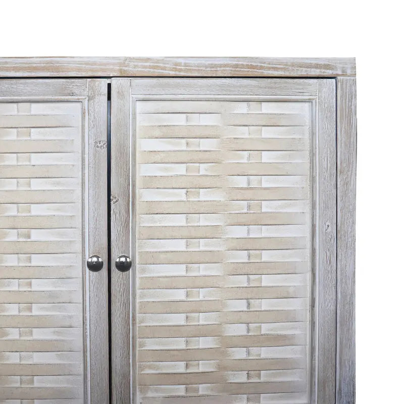 Meuble d'appoint 4 portes en bois, buffet/meuble de service - Non applicable