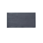 Meuble d'appoint East End en denim brossé, blanc et noir