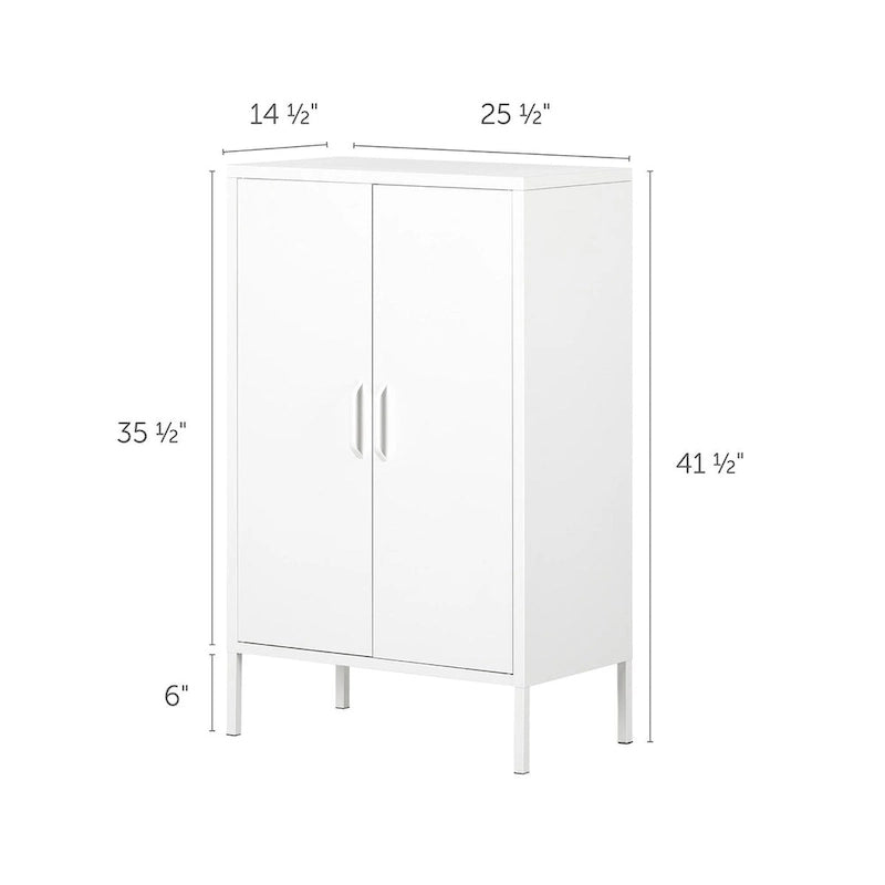 Armoire de rangement à 2 portes South Shore Eddison