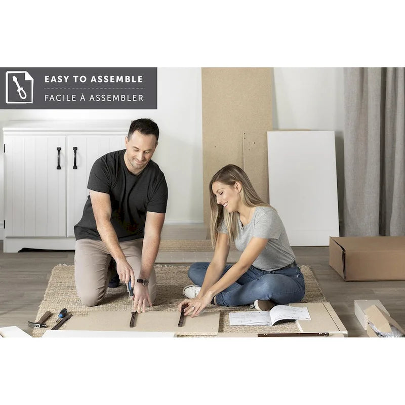 Armoire de rangement à 2 portes South Shore Eddison