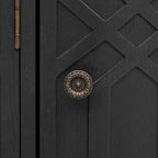 Armoire de rangement 48W à quatre portes et étagères réglables - Non applicable