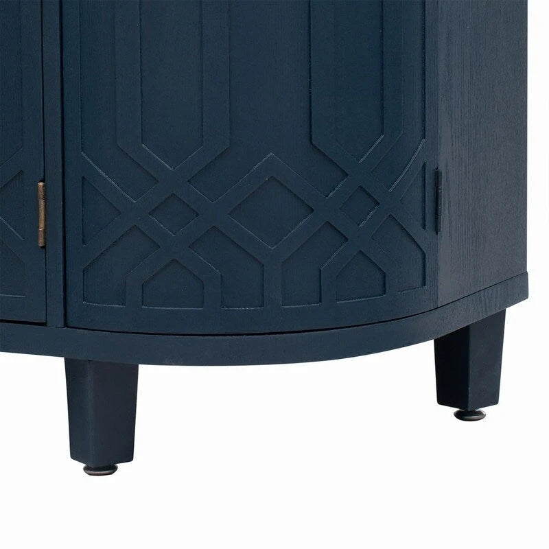 Armoire de rangement 48W à quatre portes et étagères réglables - Non applicable