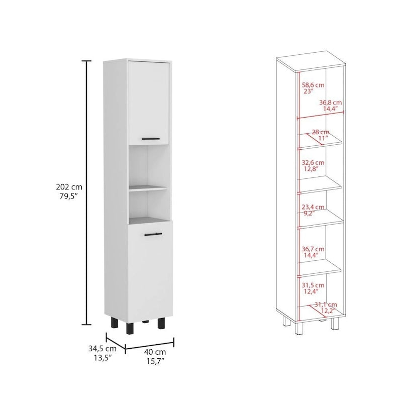 Ensemble de cuisine TUHOME Houston 2 pièces avec îlot et garde-manger - Non disponible