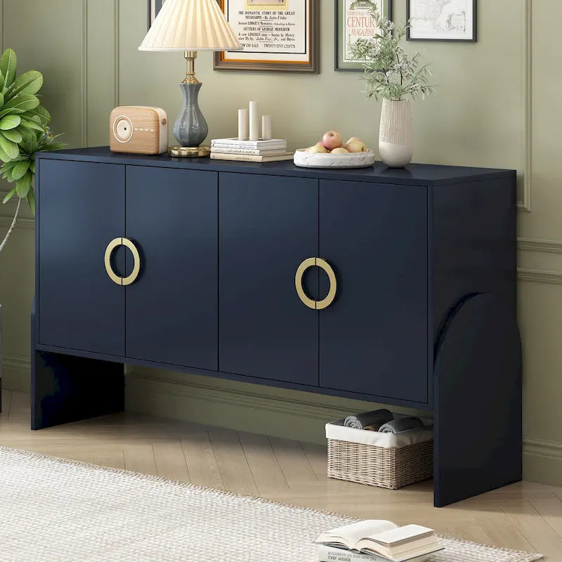 Armoire de rangement de 33,80 po de hauteur avec étagères réglables