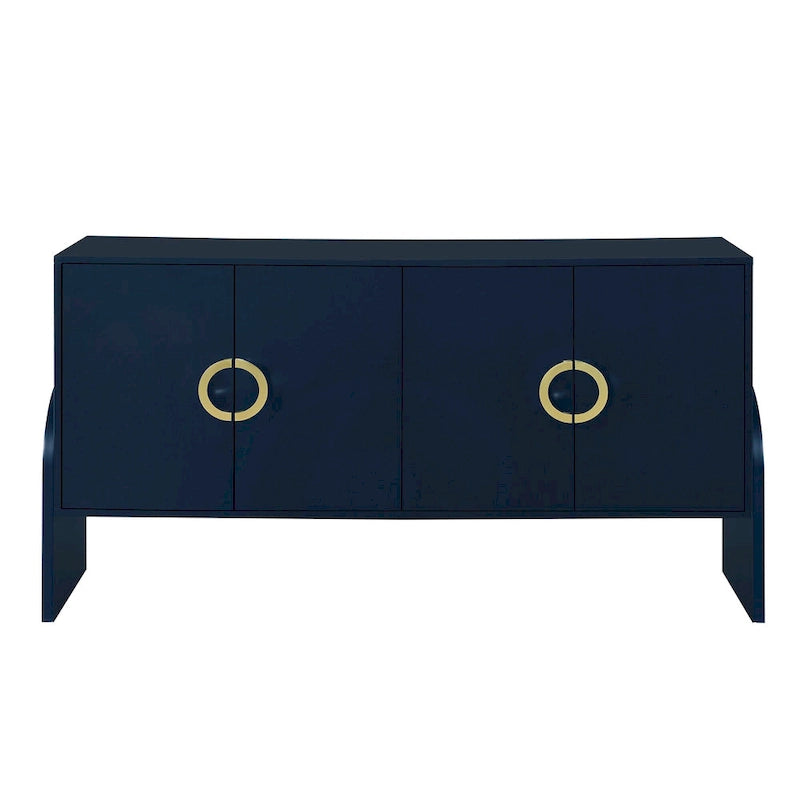 Armoire de rangement de 33,80 po de hauteur avec étagères réglables