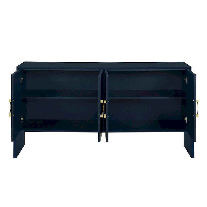 Armoire de rangement de 33,80 po de hauteur avec étagères réglables