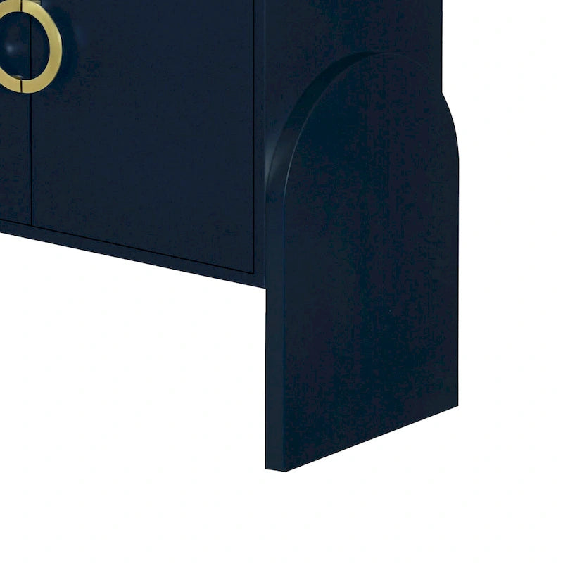Armoire de rangement de 33,80 po de hauteur avec étagères réglables