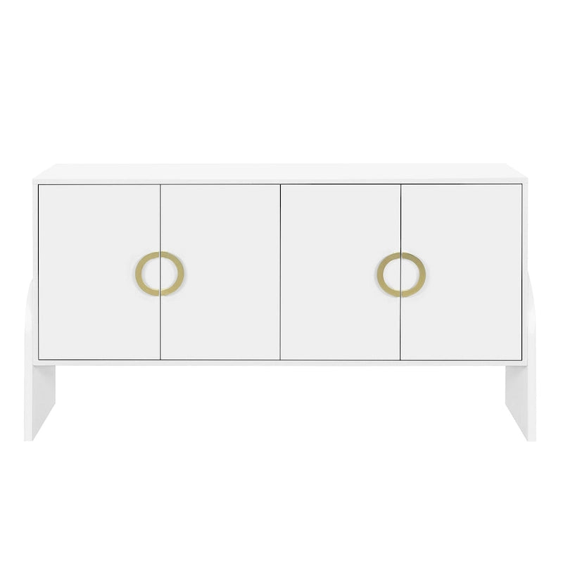 Armoire de rangement de 33,80 po de hauteur avec étagères réglables
