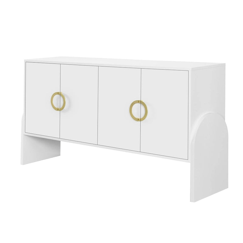 Armoire de rangement de 33,80 po de hauteur avec étagères réglables