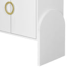 Armoire de rangement de 33,80 po de hauteur avec étagères réglables