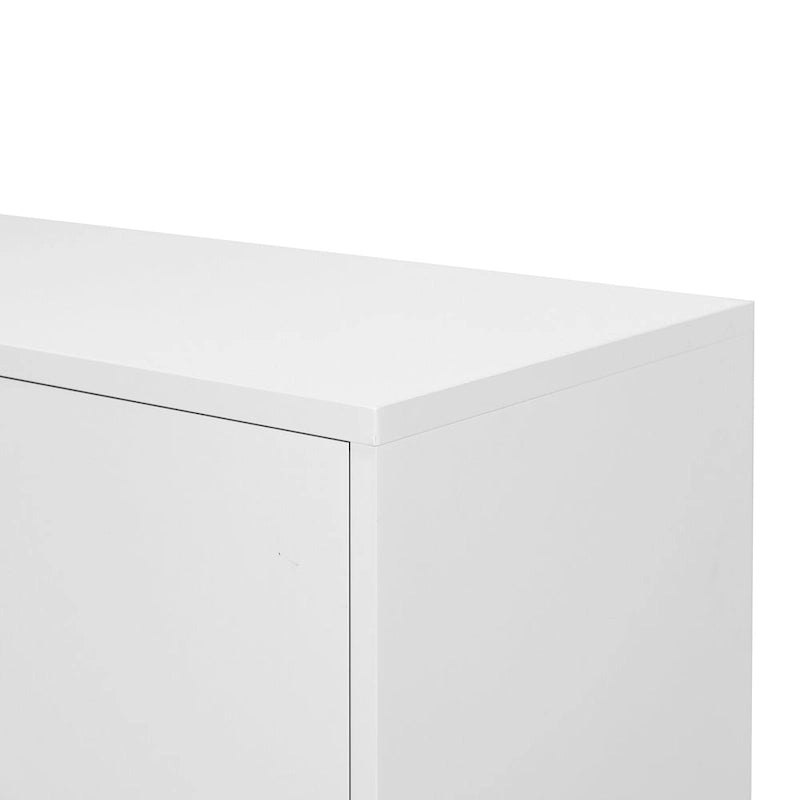 Armoire de rangement de 33,80 po de hauteur avec étagères réglables