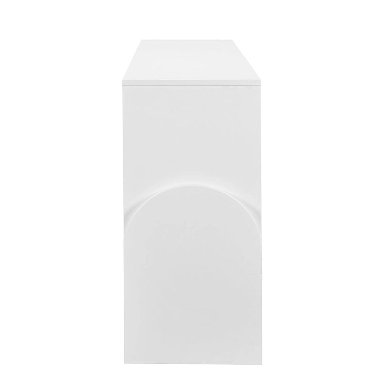 Armoire de rangement de 33,80 po de hauteur avec étagères réglables
