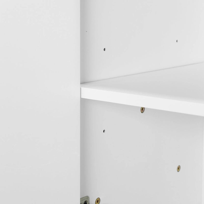 Armoire de rangement de 33,80 po de hauteur avec étagères réglables