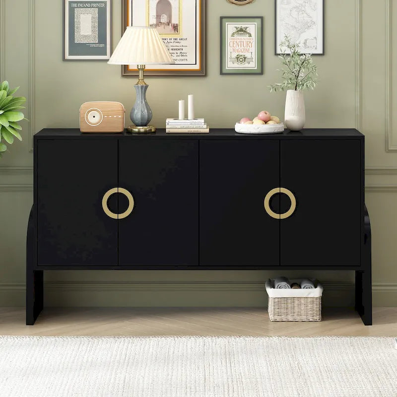 Armoire de rangement de 33,80 po de hauteur avec étagères réglables