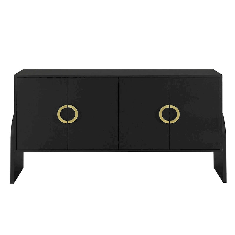 Armoire de rangement de 33,80 po de hauteur avec étagères réglables