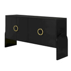 Armoire de rangement de 33,80 po de hauteur avec étagères réglables