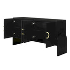 Armoire de rangement de 33,80 po de hauteur avec étagères réglables