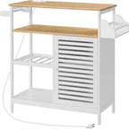 Table à café à 4 niveaux avec support pour micro-ondes - 15,7 cm (P) x 31,4 cm (L) x 33,6 cm (H)