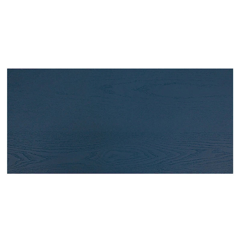 Meuble d'appoint avec placage en bois massif et piètement en métal - 34 cm (L) x 15,5 cm (l) x 31,9 cm (H)