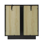 2 armoires de rangement avec porte vitrée pour salon, salle à manger, bureau