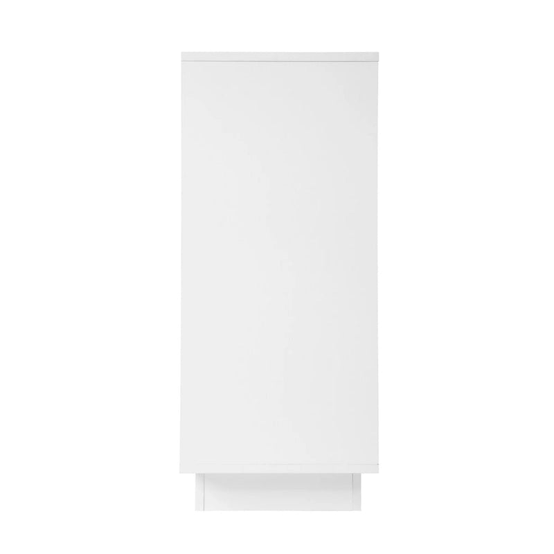 2 armoires de rangement avec porte vitrée pour salon, salle à manger, bureau