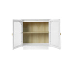 2 armoires de rangement avec porte vitrée pour salon, salle à manger, bureau