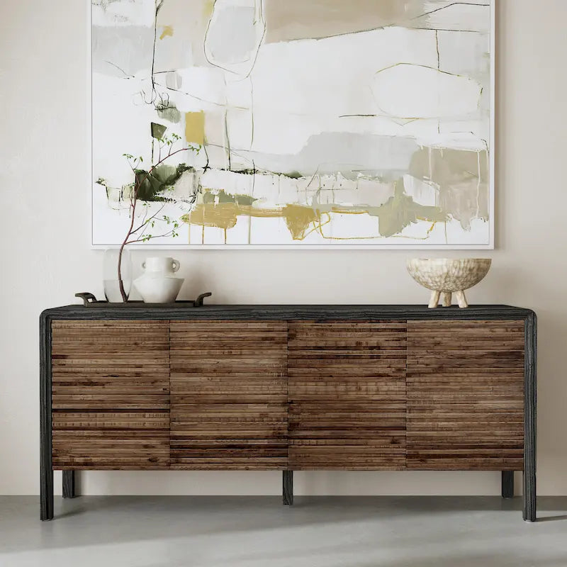 Buffet 4 portes Elodie de Classic Home - 79 cm (L) x 17 cm (P) x 34 cm (H)