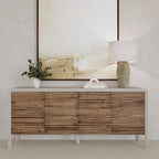 Buffet 4 portes Elodie de Classic Home - 79 cm (L) x 17 cm (P) x 34 cm (H)