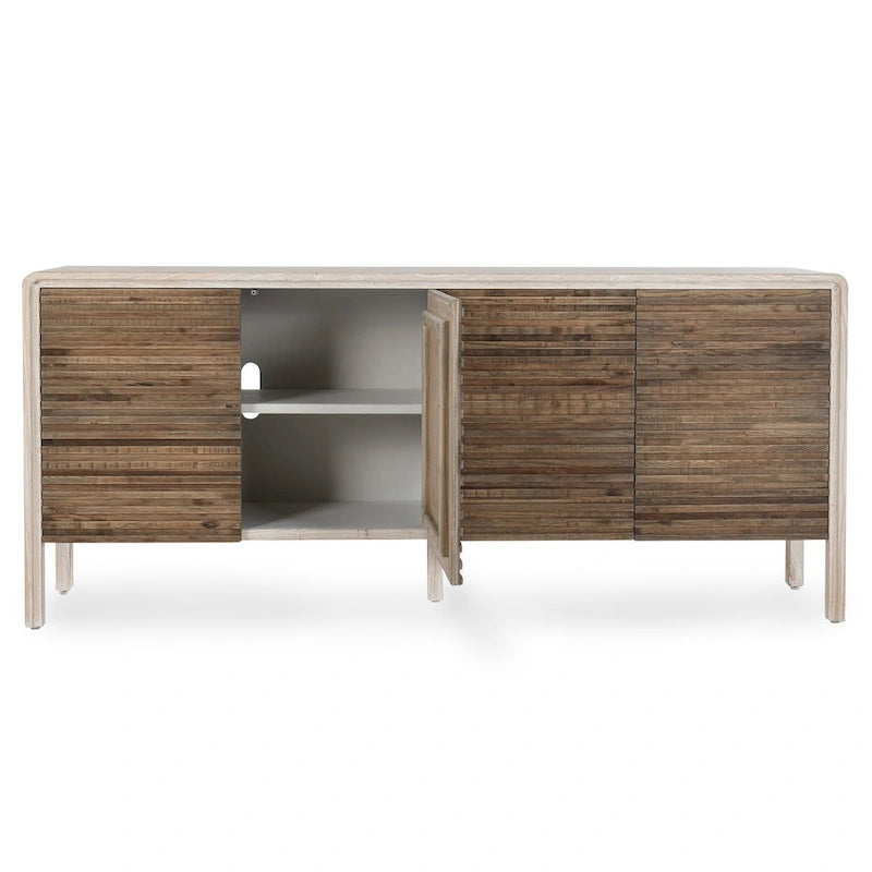 Buffet 4 portes Elodie de Classic Home - 79 cm (L) x 17 cm (P) x 34 cm (H)