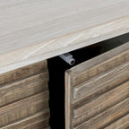 Buffet 4 portes Elodie de Classic Home - 79 cm (L) x 17 cm (P) x 34 cm (H)