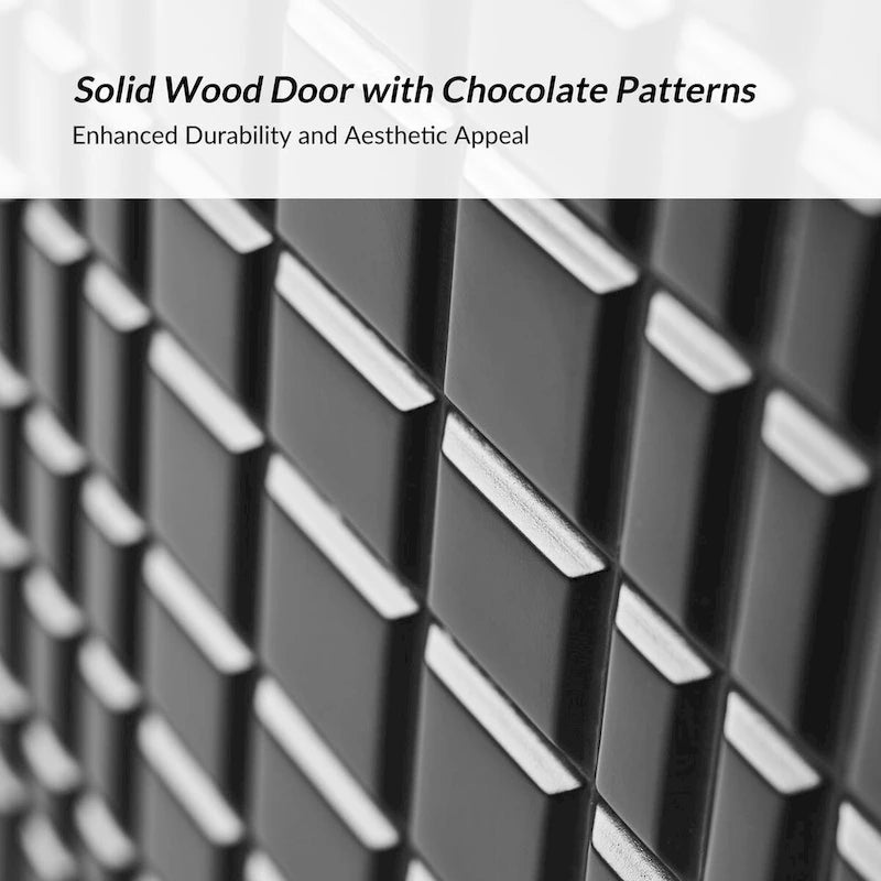 Meuble d'appoint Arnold moderne de 76 cm de haut, à 2 portes et pieds en métal, par HULALA HOME