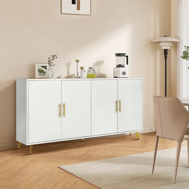 Buffet et étagères réglables pour salon et chambre