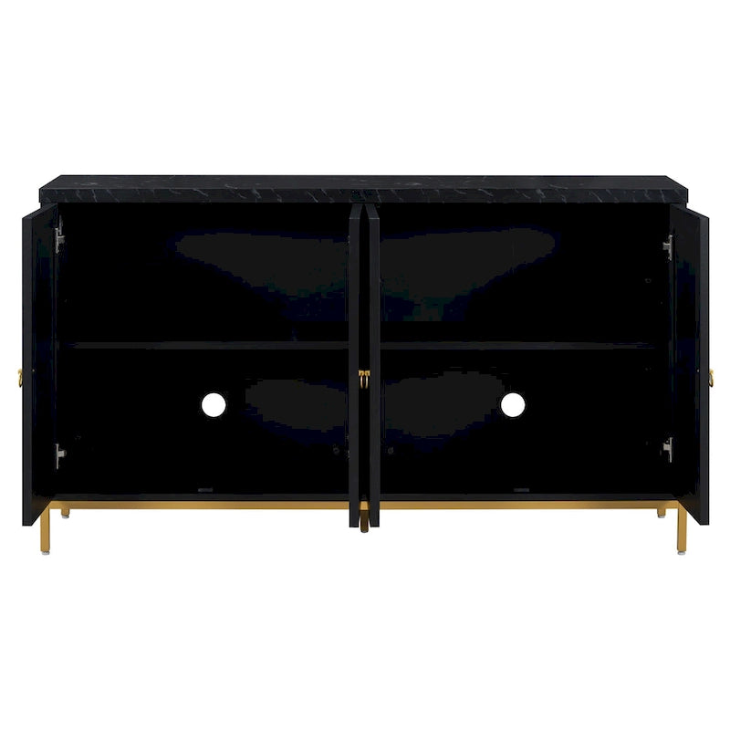 Buffet de 59 pouces avec étagère réglable