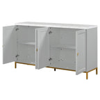 Buffet de 59 pouces avec étagère réglable