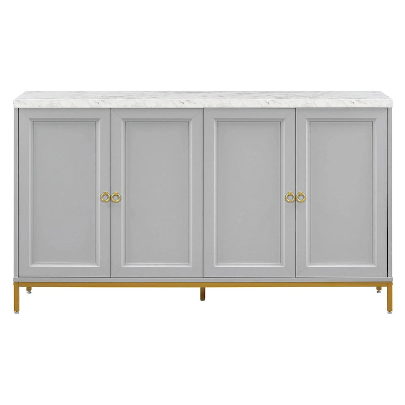 Buffet de 59 pouces avec étagère réglable